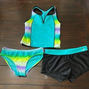 Gerry Girl’s Swimsuit Set, Size 8
